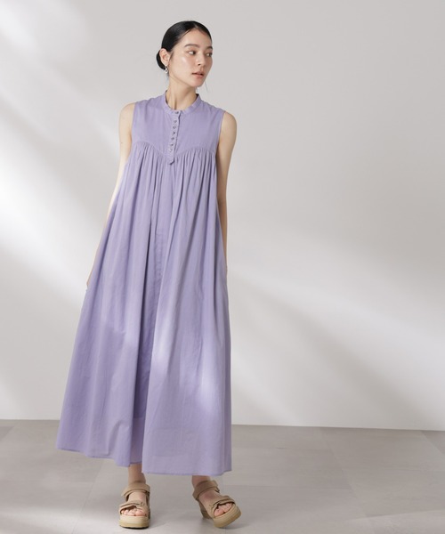 セール】made in india コットンノースリーブワンピース（ワンピース