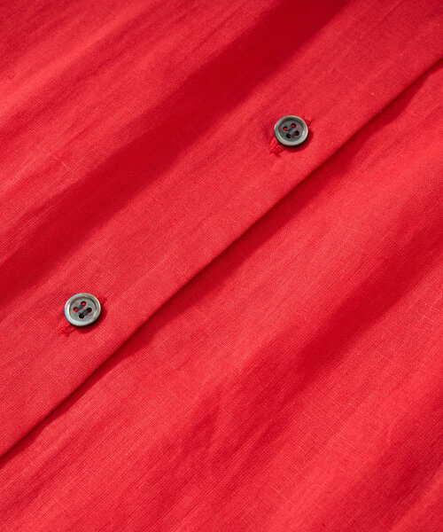 RIVE DROITE（リヴドロワ）の「【Yossshiiii企画】コットンリネンギャザーシャツワンピース（ワンピース・レディース・ホワイト/レッド/ブラック・38/36）」の13枚目の写真