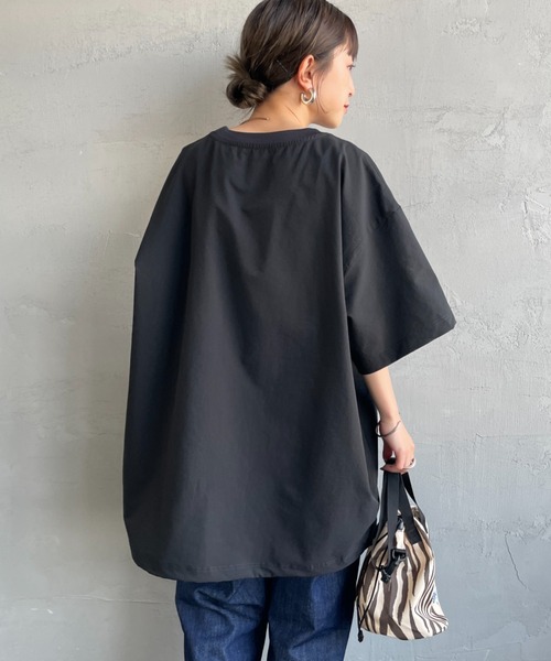 NANGA（ナンガ）の「[NANGA/ナンガ] DotAir ショートスリーブ ポケットTシャツ（Tシャツ/カットソー・レディース・ブルー/ブラック/ライトベージュ・M/L/XL）」の14枚目の写真