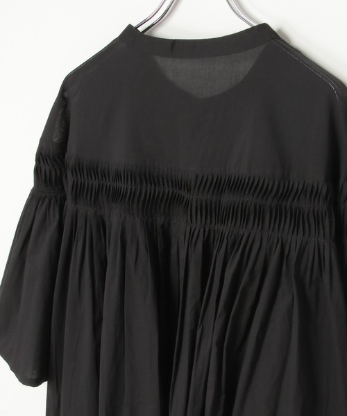 notch.（ノッチ）の「【 notch. by KR 】ピンタックフレアブラウス（シャツ/ブラウス・レディース・ブラック/ネイビー/チャコール/オフホワイト・M）」の17枚目の写真