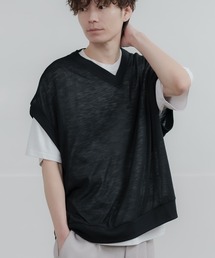 ルーズシルエット シーシルーベスト