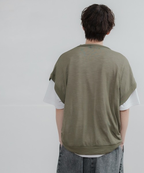 improves（インプローブス）の「ルーズシルエット シーシルーベスト（ベスト・メンズ・ホワイト/グリーン/ネイビー/ブラック・LARGE/MEDIUM）」の15枚目の写真