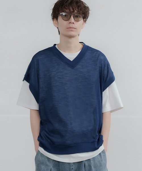 improves（インプローブス）の「ルーズシルエット シーシルーベスト（ベスト・メンズ・ホワイト/グリーン/ネイビー/ブラック・LARGE/MEDIUM）」の17枚目の写真