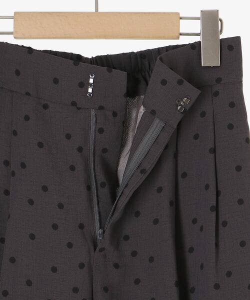 le.coeur blanc（ルクールブラン）の「リネンライクスラブドットタックパンツ（その他パンツ・レディース・ベージュ系その他2/グレー系その他・38）」の6枚目の写真