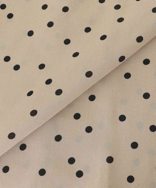 le.coeur blanc（ルクールブラン）の「リネンライクスラブドットタックパンツ（その他パンツ・レディース・ベージュ系その他2/グレー系その他・38）」の3枚目の写真