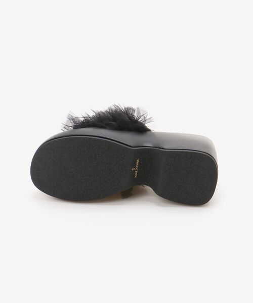 MAJESTIC LEGON(マジェスティックレゴン)の「ボリュームフリルサンダル(サンダル・レディース・ブラック/アイボリー/グレイッシュベージュ・SMALL/MEDIUM/LARGE/X-LARGE)」の16枚目の写真