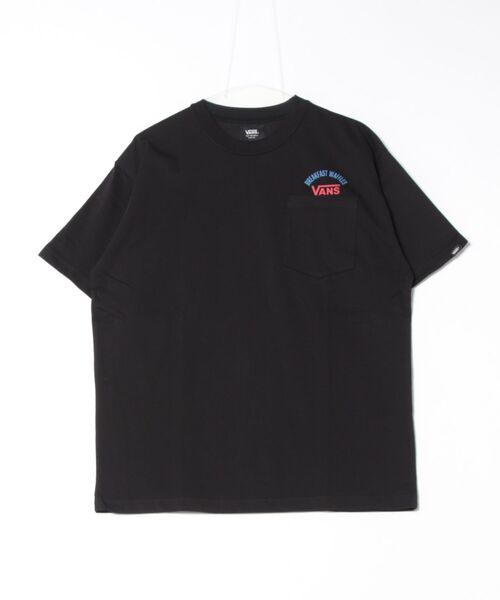 VANS(バンズ)の「VANSアパレル(WJ) ヴァンズ M Breakfast Waffles PKT TEE ショートスリーブ 125R1014000 BLACK(Tシャツ/カットソー・メンズ・ブラック・SMALL/MEDIUM/LARGE/X-LARGE)」の1枚目の写真