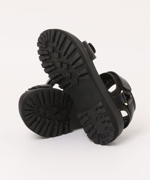MOHI(モヒ)の「MOHI モヒ ダブルベルクロレザーサンダル(サンダル・レディース・ブラック/シルバー・35/36/37/38)」の11枚目の写真