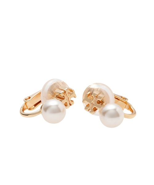 TORY BURCH(トリーバーチ)の「ムーンダンス パール クリップオンイヤリング(イヤリング・レディース・ゴールド・ONE SIZE)」の2枚目の写真