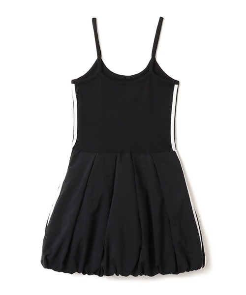 アディダスオリジナルス　ワンピース　スウェット　ミニ　バルーンスリーブ　XL　黒 adidas BALLOON DRESS / アディダス バルーン ドレス