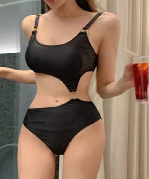 Naoussaプリントのアシメデザイン 背中セクシーHermesEmilda水着 FKS036L_SUMMER_GARDEN_01_1024x
