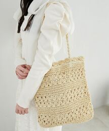 MAJESTIC LEGON | フラワーペーパーバッグ(ショルダーバッグ)