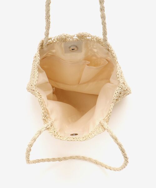 MAJESTIC LEGON(マジェスティックレゴン)の「フラワーペーパーバッグ(ショルダーバッグ・レディース・アイボリー・FREE)」の8枚目の写真