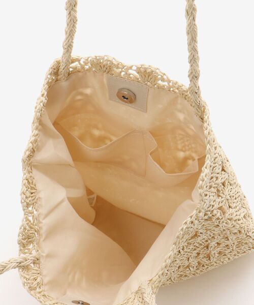 MAJESTIC LEGON(マジェスティックレゴン)の「フラワーペーパーバッグ(ショルダーバッグ・レディース・アイボリー・FREE)」の9枚目の写真