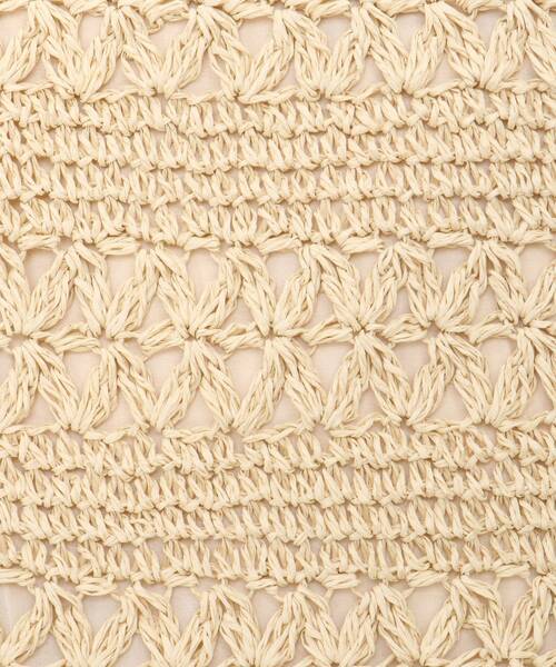 MAJESTIC LEGON(マジェスティックレゴン)の「フラワーペーパーバッグ(ショルダーバッグ・レディース・アイボリー・FREE)」の10枚目の写真