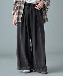 RUUBON（ルーボン）の「【RUUBON】deep tuck wide sweat pants / ディープタックワイドスウェットパンツ（スウェットパンツ）」