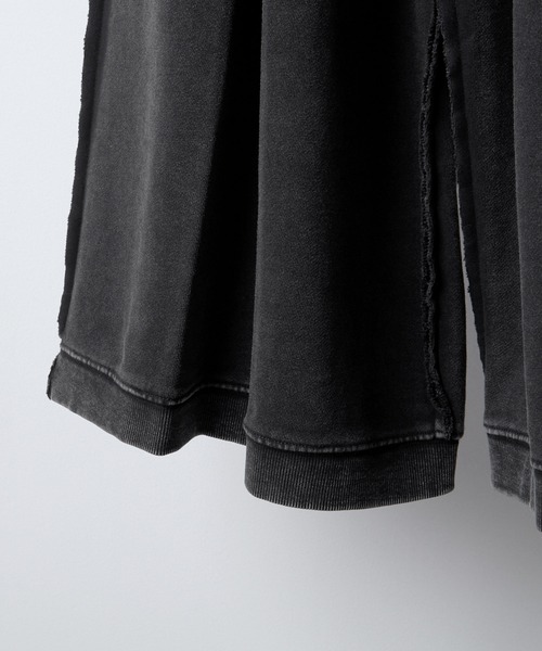 RUUBON（ルーボン）の「【RUUBON】deep tuck wide sweat pants / ディープタックワイドスウェットパンツ（スウェットパンツ・メンズ・ブラック/グレー・L/M/S）」の18枚目の写真