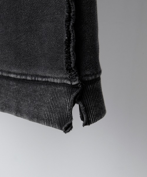 RUUBON（ルーボン）の「【RUUBON】deep tuck wide sweat pants / ディープタックワイドスウェットパンツ（スウェットパンツ・メンズ・ブラック/グレー・L/M/S）」の20枚目の写真