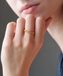 ALLURELLE(�A��������)�́yALLURELLE�zsilver925 �L���[�r�b�N�W���R�j�A�����O KNF-TP(�����O)