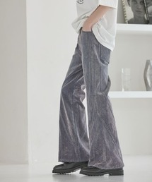 Anui | 【UNISEX/3サイズ展開】ベルベットフレアデニム(デニムパンツ)