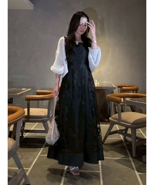 MERCURYDUO（マーキュリーデュオ）の「透かし編みラメボレロカーディガン（カーディガン/ボレロ・レディース・オフホワイト・FREE）」の22枚目の写真