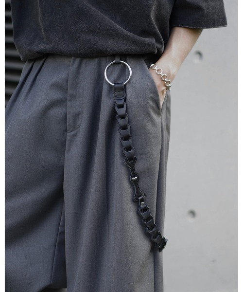 ETELIO（エテリオ）の「本革サークルパーツレザーウォレットチェーン（ウォレットチェーン・メンズ・ブラック・FREE）」の20枚目の写真