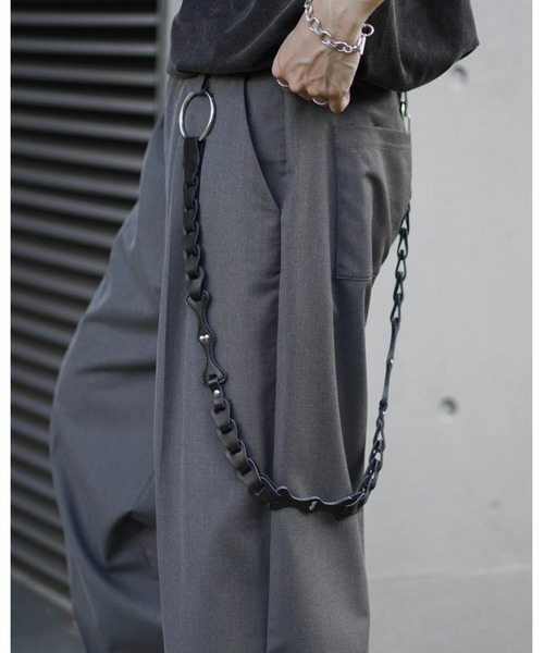 ETELIO（エテリオ）の「本革サークルパーツレザーウォレットチェーン（ウォレットチェーン・メンズ・ブラック・FREE）」の22枚目の写真