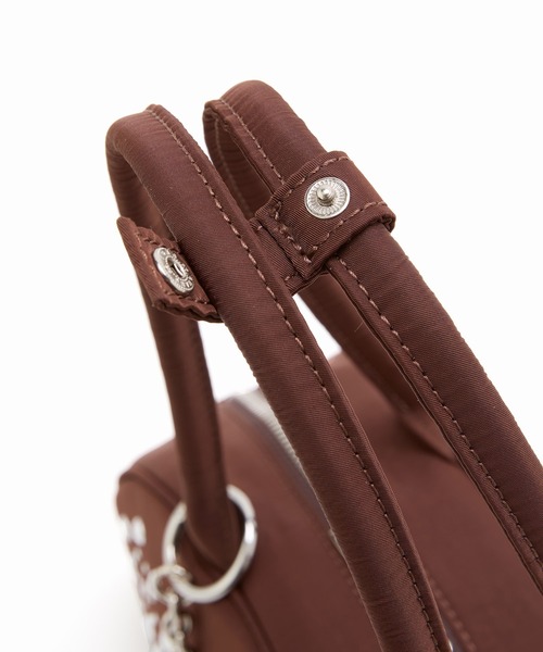 Casselini（キャセリーニ）の「Casselini(キャセリーニ)スタッズナイロンボストン（ボストンバッグ・レディース・ブラウン/ブラック・FREE）」の18枚目の写真