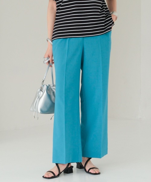 Elura（エルーラ）の「サキソニー風セミフレアパンツ＜低身長サイズあり＞ / 451132（その他パンツ・レディース・ブラウン系その他/ブラック/グリーン系その他4・FREE(S)/MEDIUM/LARGE）」の20枚目の写真