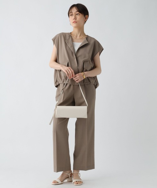 Elura（エルーラ）の「サキソニー風セミフレアパンツ＜低身長サイズあり＞ / 451132（その他パンツ・レディース・ブラウン系その他/ブラック/グリーン系その他4・FREE(S)/MEDIUM/LARGE）」の15枚目の写真