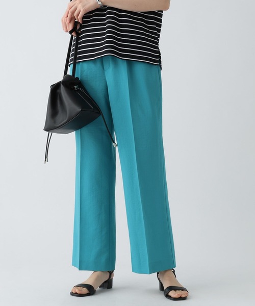 Elura（エルーラ）の「サキソニー風セミフレアパンツ＜低身長サイズあり＞ / 451132（その他パンツ・レディース・ブラウン系その他/ブラック/グリーン系その他4・FREE(S)/MEDIUM/LARGE）」の8枚目の写真