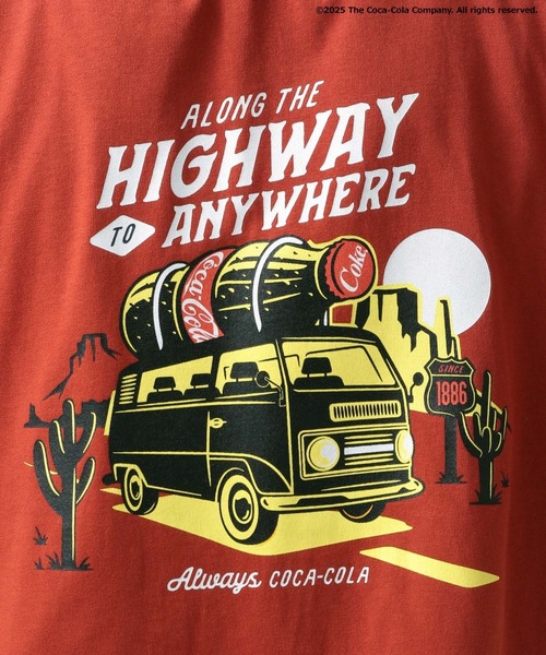Coca Cola（コカコーラ）の「【Coca-Cola／BAYFLOW】USAコットンプリント半袖Tシャツ（Tシャツ/カットソー・メンズ・チャコール/レッド・MEDIUM/LARGE）」の11枚目の写真