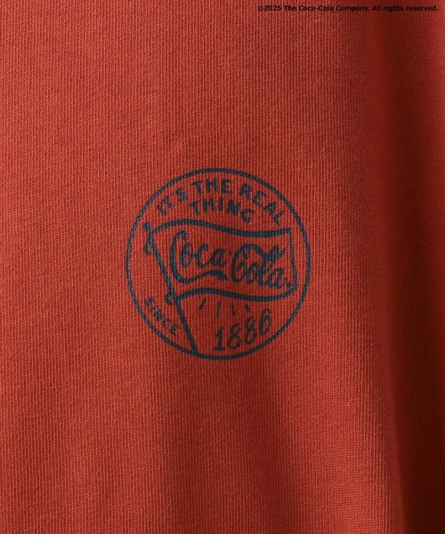 Coca Cola（コカコーラ）の「【Coca-Cola／BAYFLOW】USAコットンプリント半袖Tシャツ（Tシャツ/カットソー・メンズ・チャコール/レッド・MEDIUM/LARGE）」の4枚目の写真