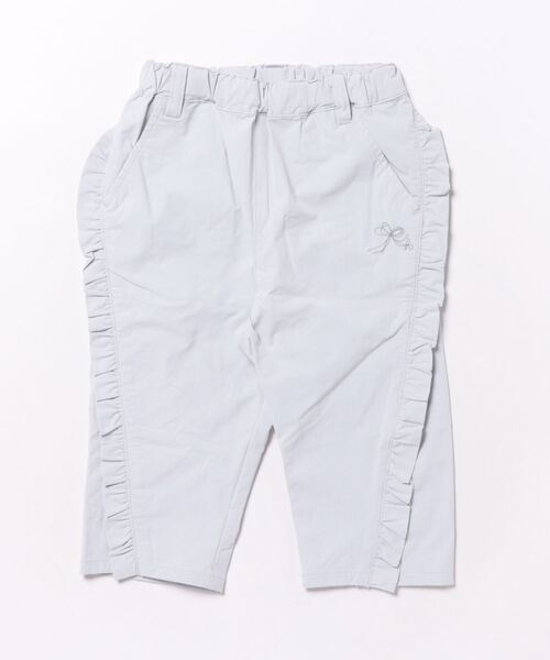 HAKKA KIDS（ハッカキッズ）の「フリルアクセント6分丈スリムパンツ（その他パンツ・キッズ・ピンク/グレー・100cm/130cm/110cm/120cm）」の2枚目の写真