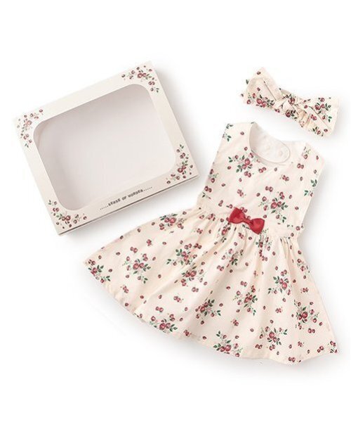 sense of wonder(センスオブワンダー)の「【BOX付】【オーガニック】野イチゴエプロンギフトセット(その他ベビー用品・キッズ・ホワイト系・F)」の2枚目の写真