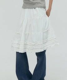 PLACE STUDIO | PLACE STUDIO／フリルフレアカンカンスカート(スカート)