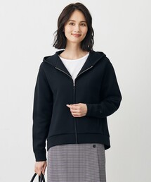 J.PRESS（ジェイプレス）の「ダンボールジャージー ジップアップ パーカー（パーカー）」