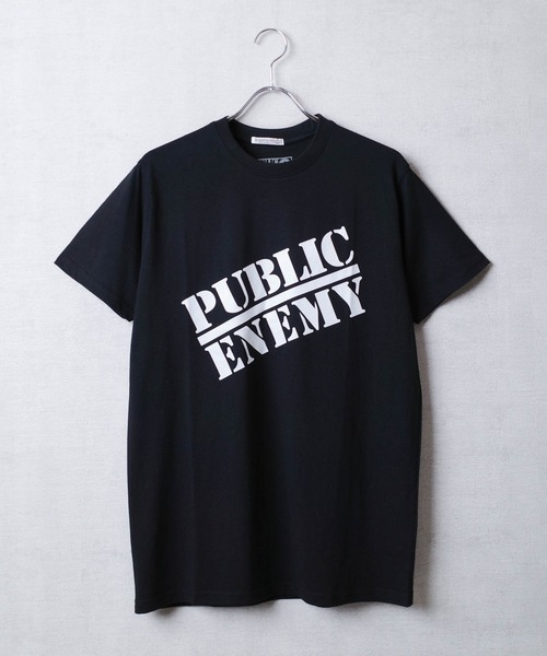 ROCK-OFF(ロックオフ)の「【ROCK-OFF】PUBLIC ENEMY LOGO T-SHIRTS(Tシャツ/カットソー・メンズ・ブラック・LARGE/X-LARGE/MEDIUM)」の2枚目の写真