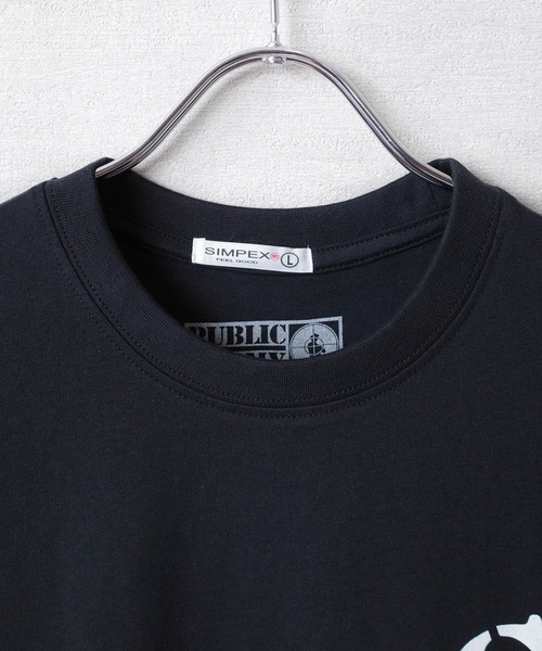ROCK-OFF(ロックオフ)の「【ROCK-OFF】PUBLIC ENEMY LOGO T-SHIRTS(Tシャツ/カットソー・メンズ・ブラック・LARGE/X-LARGE/MEDIUM)」の4枚目の写真