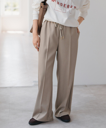 Spick＆Span(スピックアンドスパン) ツイルテーパードパンツ Spick & Span｜スピック アンド スパンのパンツ（センタープレス