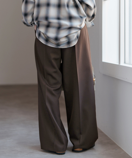 P/Wイージースラックスパンツ（スラックス）｜Spick & Span（スピック  