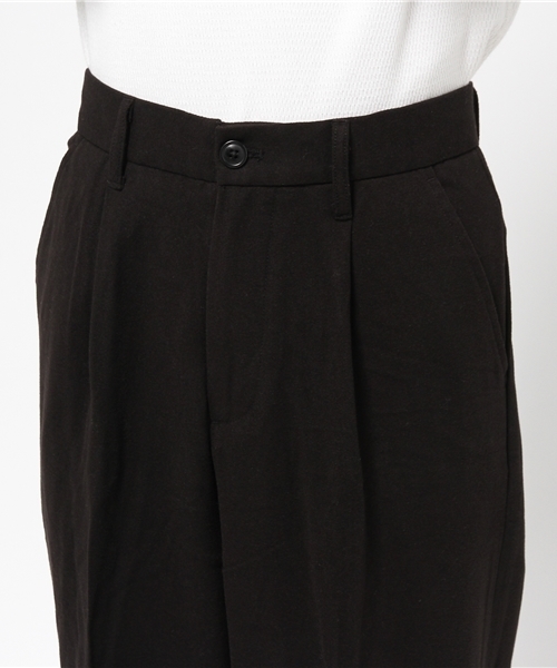 CIAOPANIC（チャオパニック）の「【Ciaopanic】TRストレッチワイドスラックスPT（その他パンツ・メンズ・グレー/ブラック・LARGE/MEDIUM）」の5枚目の写真