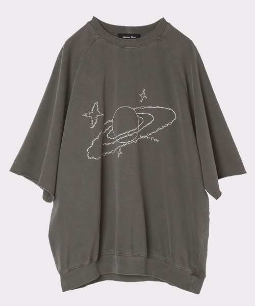 ajouter flow（アジューテフロー）の「【ajouter flow】universe pigment T shirt（Tシャツ/カットソー・メンズ・ピンク/ブラック・M/L）」の17枚目の写真