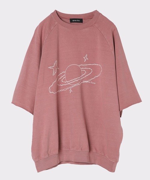 ajouter flow（アジューテフロー）の「【ajouter flow】universe pigment T shirt（Tシャツ/カットソー・メンズ・ピンク/ブラック・M/L）」の16枚目の写真