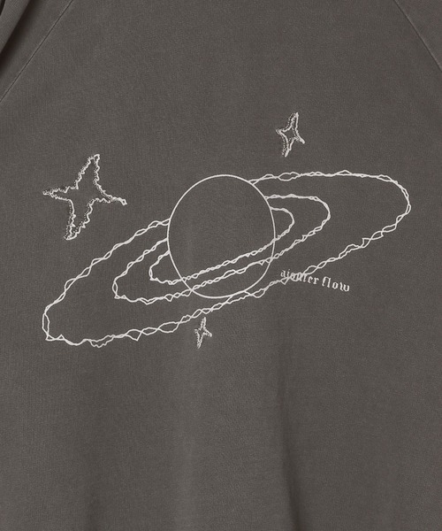 ajouter flow（アジューテフロー）の「【ajouter flow】universe pigment T shirt（Tシャツ/カットソー・メンズ・ピンク/ブラック・M/L）」の4枚目の写真