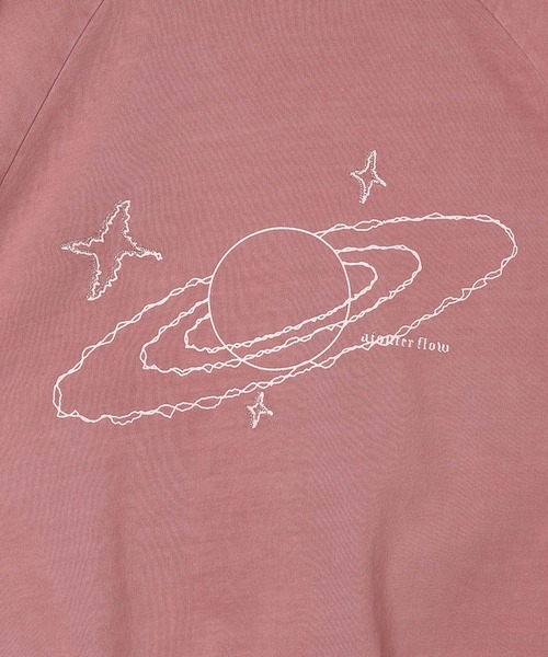 ajouter flow（アジューテフロー）の「【ajouter flow】universe pigment T shirt（Tシャツ/カットソー・メンズ・ピンク/ブラック・M/L）」の3枚目の写真