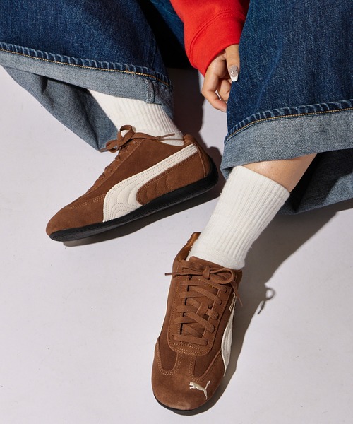 PUMA(プーマ)の「PUMA/プーマ SPEEDCAT OG スニーカー(スニーカー・メンズ・ブラック/レッド/ブラウン・28/27/26/25/24/23/23.5/24.5/26.5/27.5)」の2枚目の写真