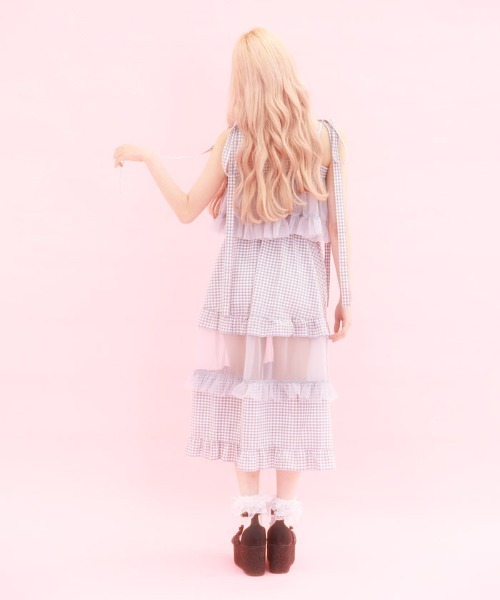 フリルティアードワンピース（ワンピース）｜FickleBebe（フィクルベベ