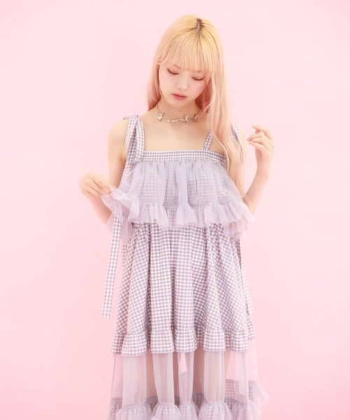 フリルティアードワンピース（ワンピース）｜FickleBebe