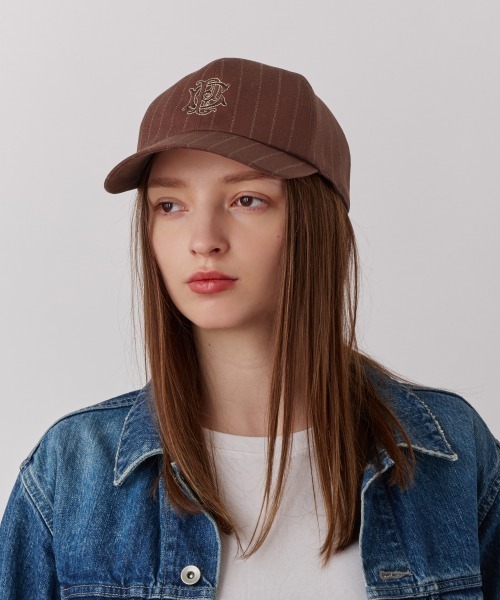 Chapeau d' O（シャポードオー）の「Chapeau d' O  Autumn Emblem Cap / シャポードオー（キャップ・レディース・ワイン/ブラック/ホワイト・FREE）」の5枚目の写真